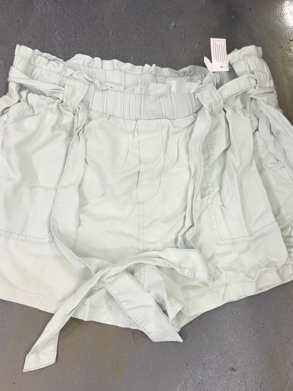 High-Waist Paperbag Tie-Waist Women's Shorts